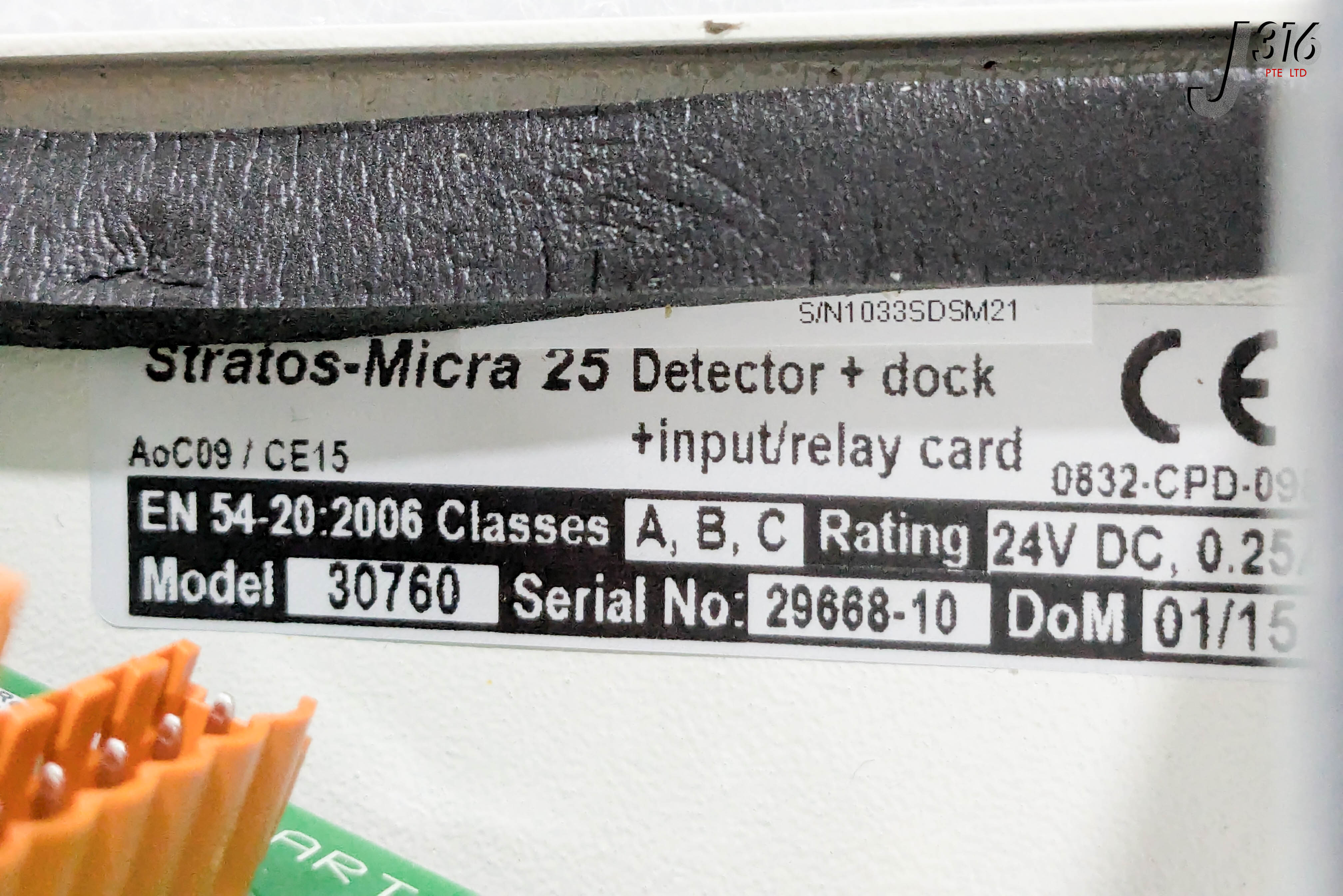 その他 m.o 38512 STRATOS MICRA 25 STRATOS-HSSD HIGH SENSITIVITY SMOKE DECTR